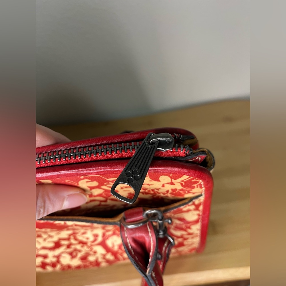 Patricia Nash Wildflower Ruffle Paris Satchel - Picture 7 of 14